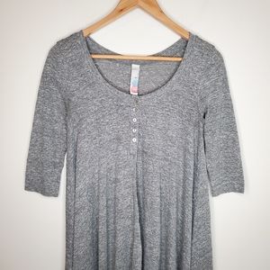 Free People Gray High Low Dress